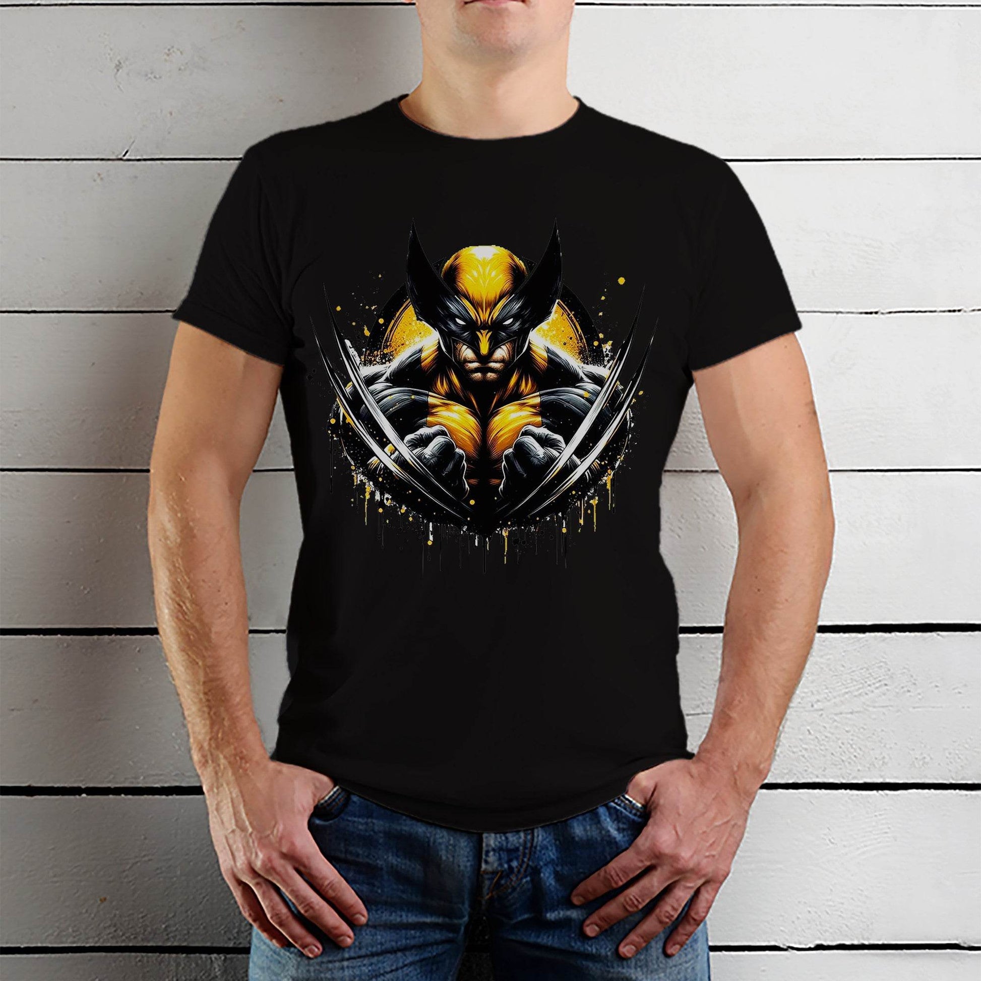 Xmen Wolverine Superheroes - Unisex Round Neck Regular Fit 100% Combed Cotton Half Sleeve T-Shirt - Mojilo Mart