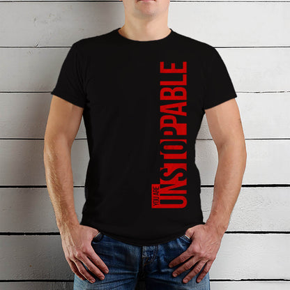 You Are Unstoppable - Unisex Round Neck Regular Fit 100% Combed Cotton Half Sleeve T-Shirt - Mojilo Mart