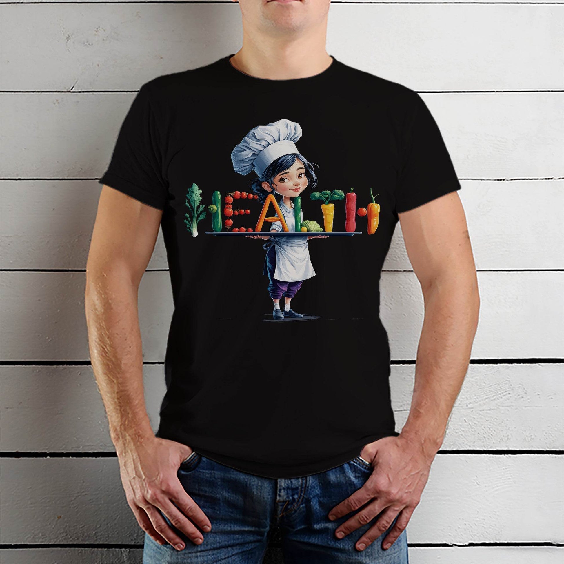 healthy - Unisex Round Neck Regular Fit 100% Combed Cotton Half Sleeve T-Shirt - Mojilo Mart