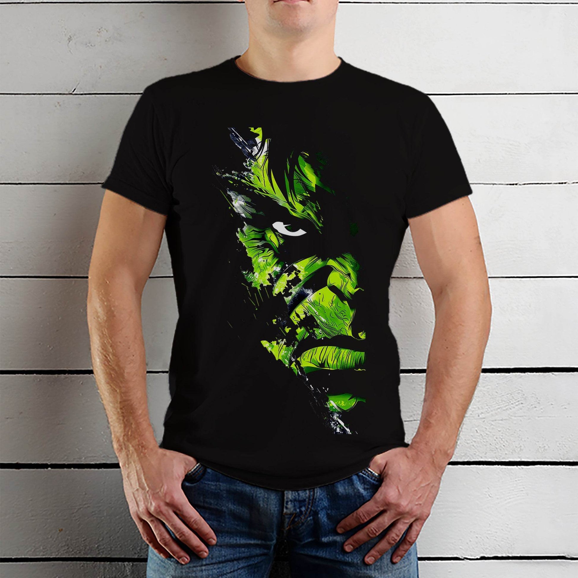 Hulk Buster - Unisex Round Neck Regular Fit 100% Combed Cotton Half Sleeve T-Shirt - Mojilo Mart