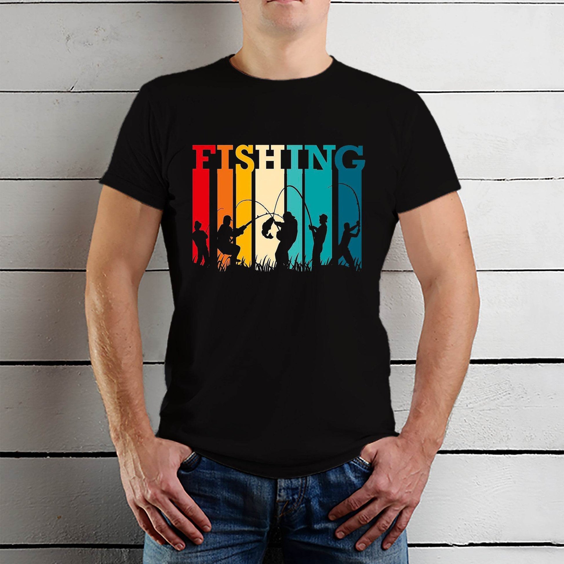 spend my life for fishing - Unisex Round Neck Regular Fit 100% Combed Cotton Half Sleeve T-Shirt - Mojilo Mart