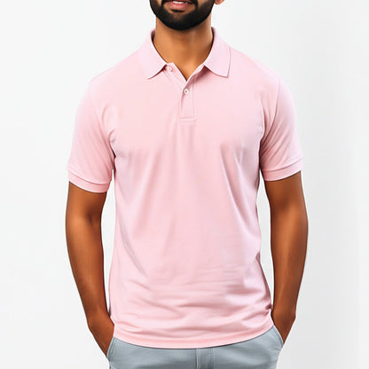 Men Polo Neck Cotton T-Shirt with DTF Printing and custom Tshirt Logo Design