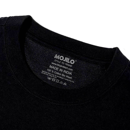 GOLD SPANGLE Majestic - Unisex Round Neck Regular Fit 100% Combed Cotton Half Sleeve T-Shirt - Mojilo Mart