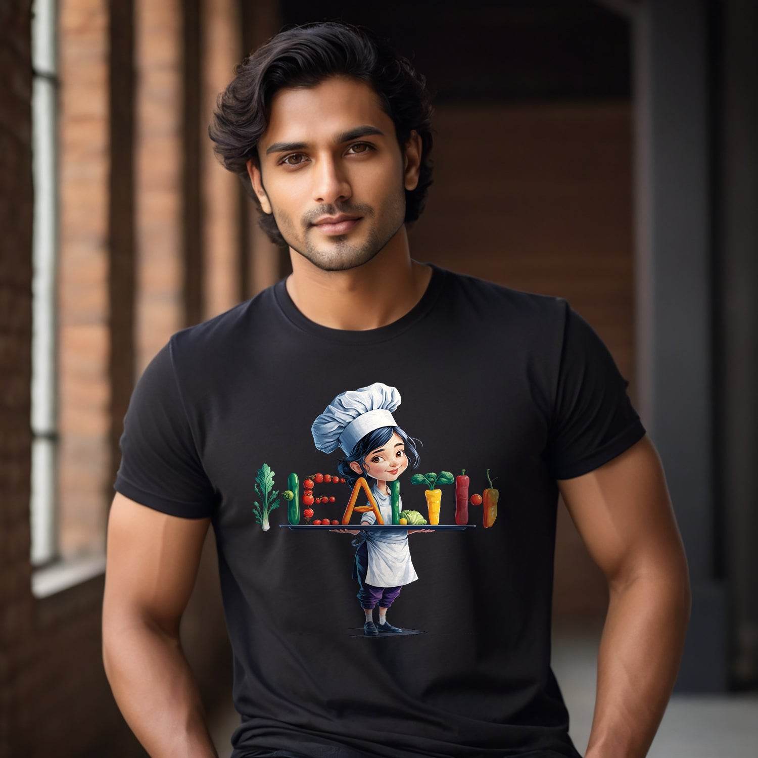 healthy - Unisex Round Neck Regular Fit 100% Combed Cotton Half Sleeve T-Shirt - Mojilo Mart