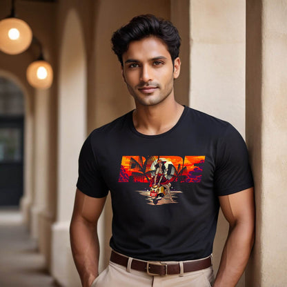Live To Ride Half Sleeve - Unisex Round Neck Regular Fit 100% Combed Cotton Half Sleeve T-Shirt - Mojilo Mart