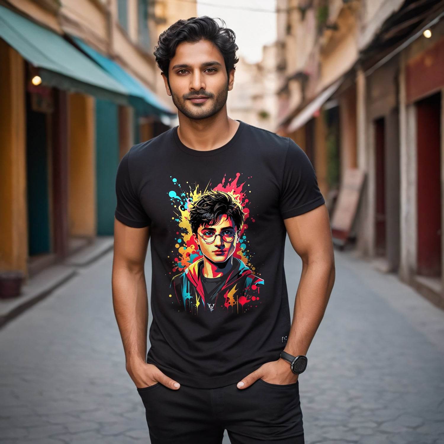 Harry Potter Sassy - Unisex Round Neck Regular Fit 100% Combed Cotton Half Sleeve T-Shirt - Mojilo Mart