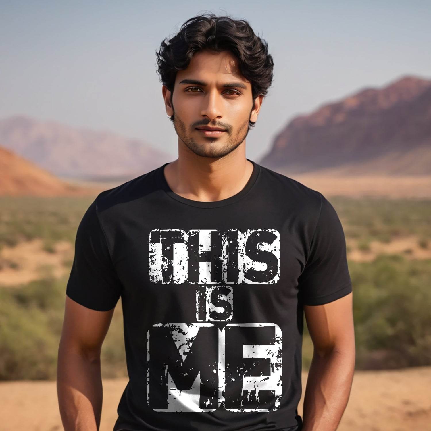 This Is Me - Unisex Round Neck Regular Fit 100% Combed Cotton Half Sleeve T-Shirt - Mojilo Mart