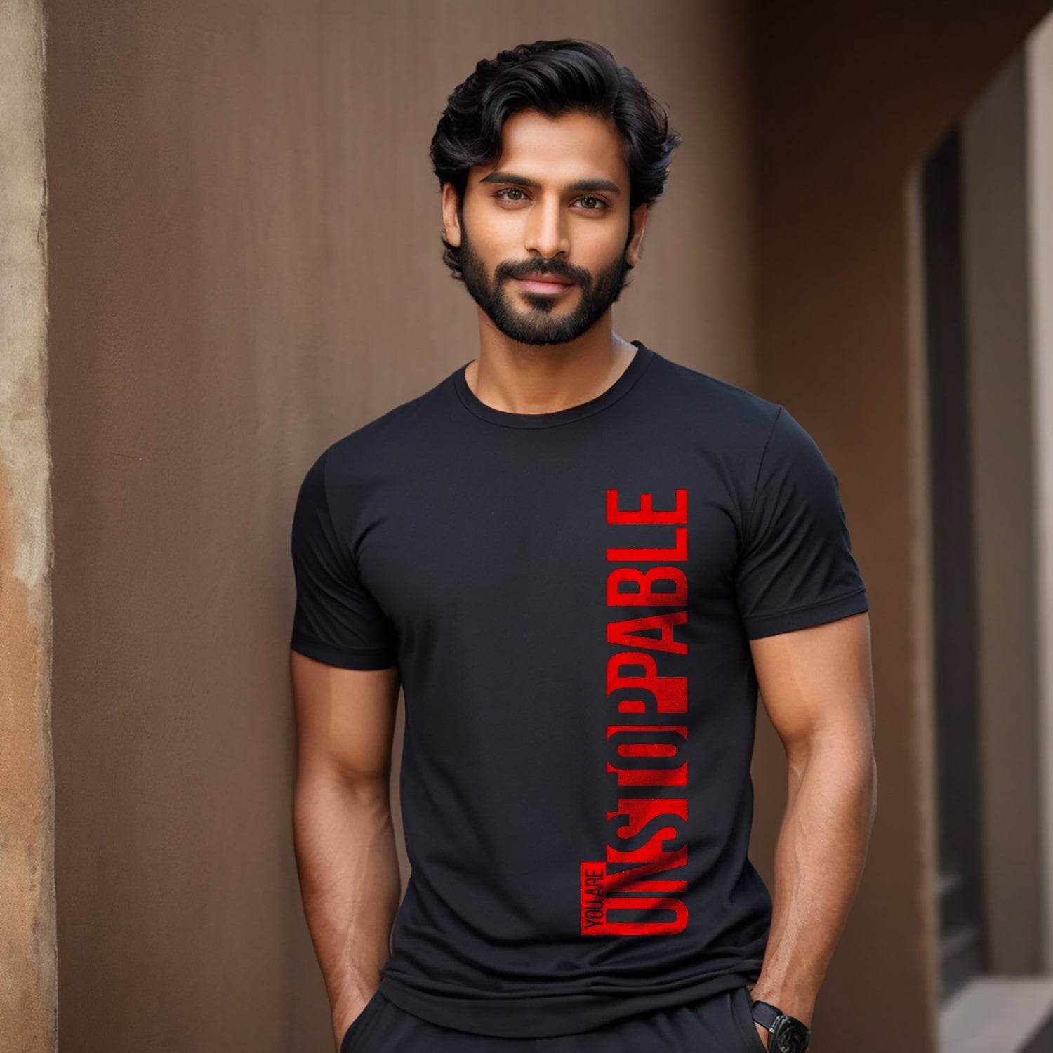 You Are Unstoppable - Unisex Round Neck Regular Fit 100% Combed Cotton Half Sleeve T-Shirt - Mojilo Mart