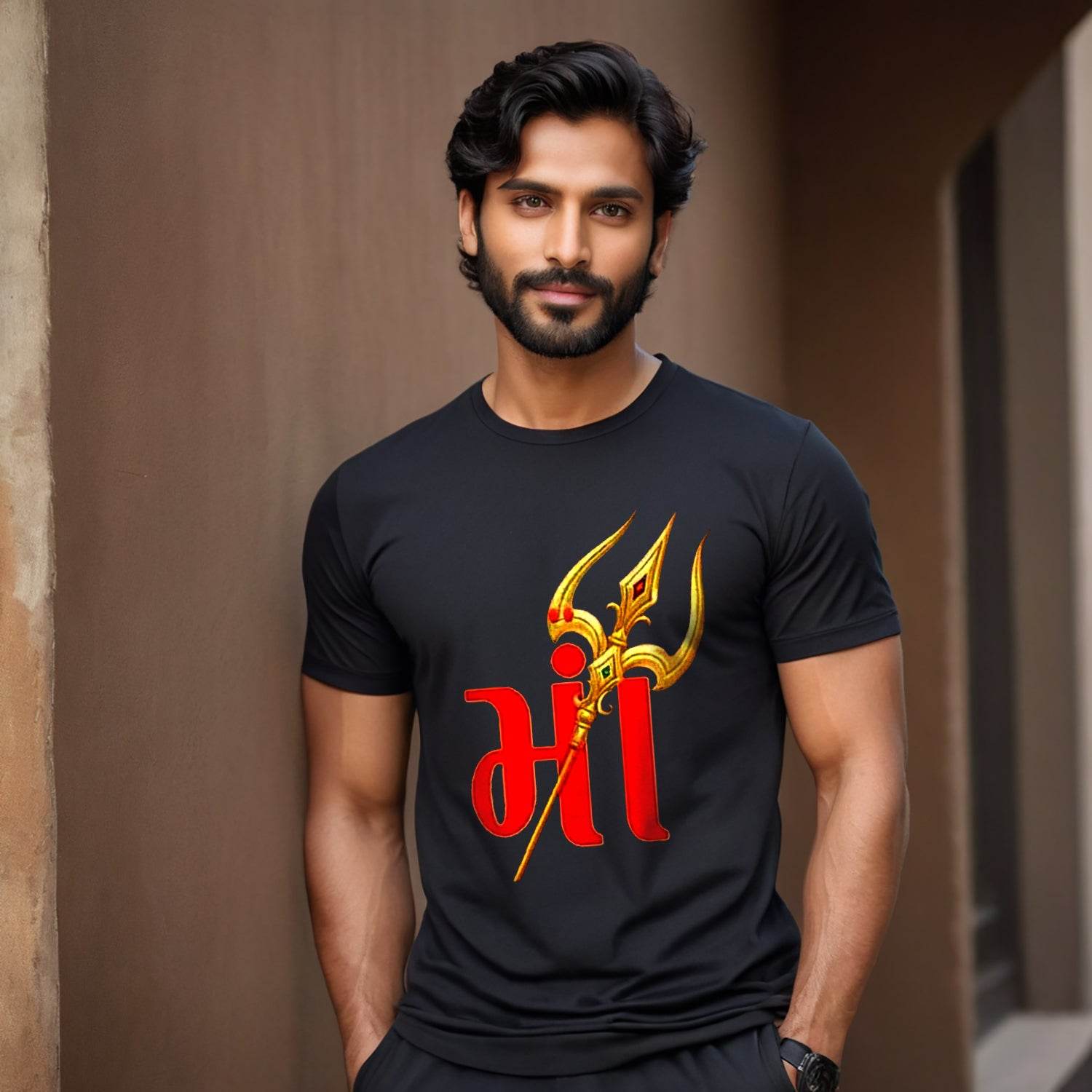 MAA Treshool ART - Unisex Round Neck Regular Fit 100% Combed Cotton Half Sleeve T-Shirt - Mojilo Mart