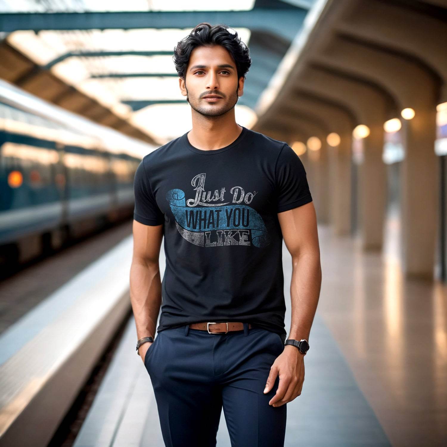 Just Do WHAT YOU LIKE - Unisex Round Neck Regular Fit 100% Combed Cotton Half Sleeve T-Shirt - Mojilo Mart