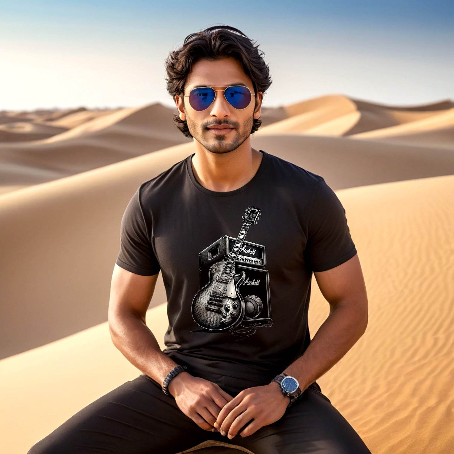 Records Nostalgia meets innovation in Retro - Unisex Round Neck Regular Fit 100% Combed Cotton Half Sleeve T-Shirt - Mojilo Mart