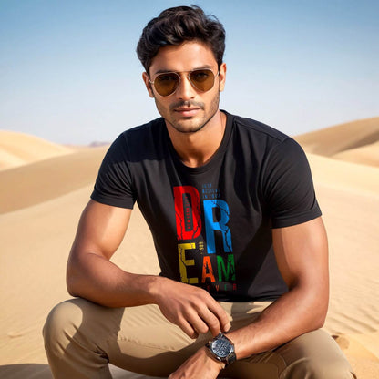 JUST BELIVE IN YOUR DR EAM 1989 FOREVER - Unisex Round Neck Regular Fit 100% Combed Cotton Half Sleeve T-Shirt - Mojilo Mart