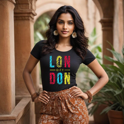 Lon City Don - Unisex Round Neck Regular Fit 100% Combed Cotton Half Sleeve T-Shirt - Mojilo Mart