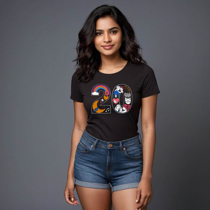 20th Birthday Born - Unisex Round Neck Regular Fit 100% Combed Cotton Half Sleeve T-Shirt - Mojilo Mart