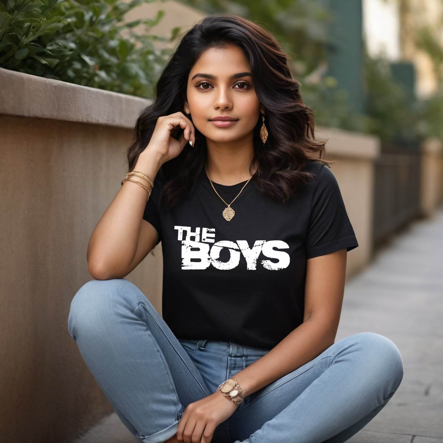 The Boys - Unisex Round Neck Regular Fit 100% Combed Cotton Half Sleeve T-Shirt - Mojilo Mart