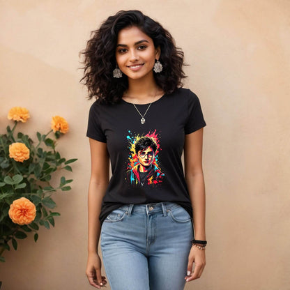 Harry Potter Sassy - Unisex Round Neck Regular Fit 100% Combed Cotton Half Sleeve T-Shirt - Mojilo Mart