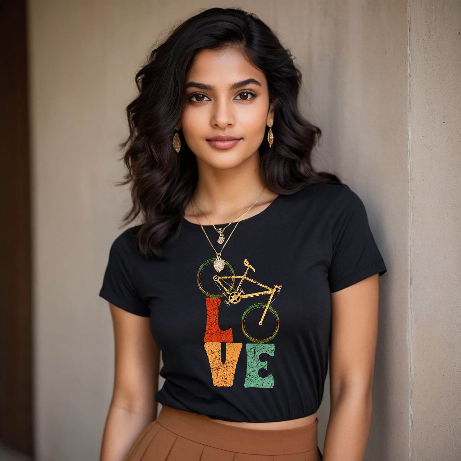 Vintage Bicycle Lover - Unisex Round Neck Regular Fit 100% Combed Cotton Half Sleeve T-Shirt - Mojilo Mart