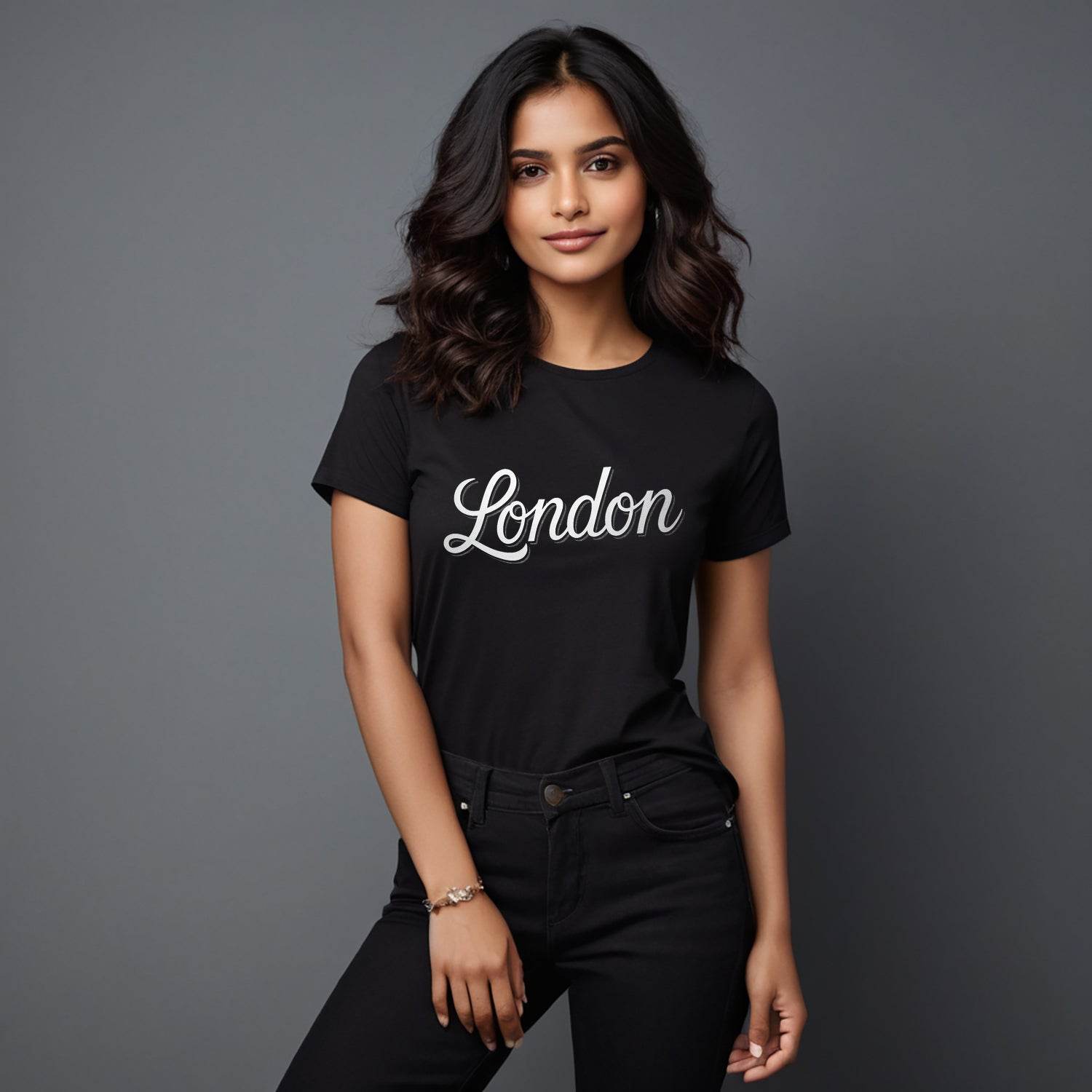 Cool London UK Vibes - Unisex Round Neck Regular Fit 100% Combed Cotton Half Sleeve T-Shirt - Mojilo Mart