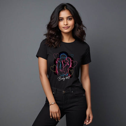 Baby @01 Desing - Unisex Round Neck Regular Fit 100% Combed Cotton Half Sleeve T-Shirt - Mojilo Mart