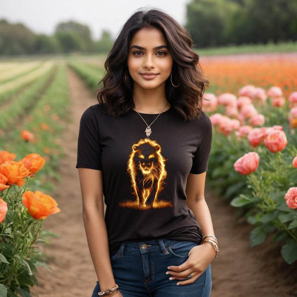 Lion King - Unisex Round Neck Regular Fit 100% Combed Cotton Half Sleeve T-Shirt - Mojilo Mart