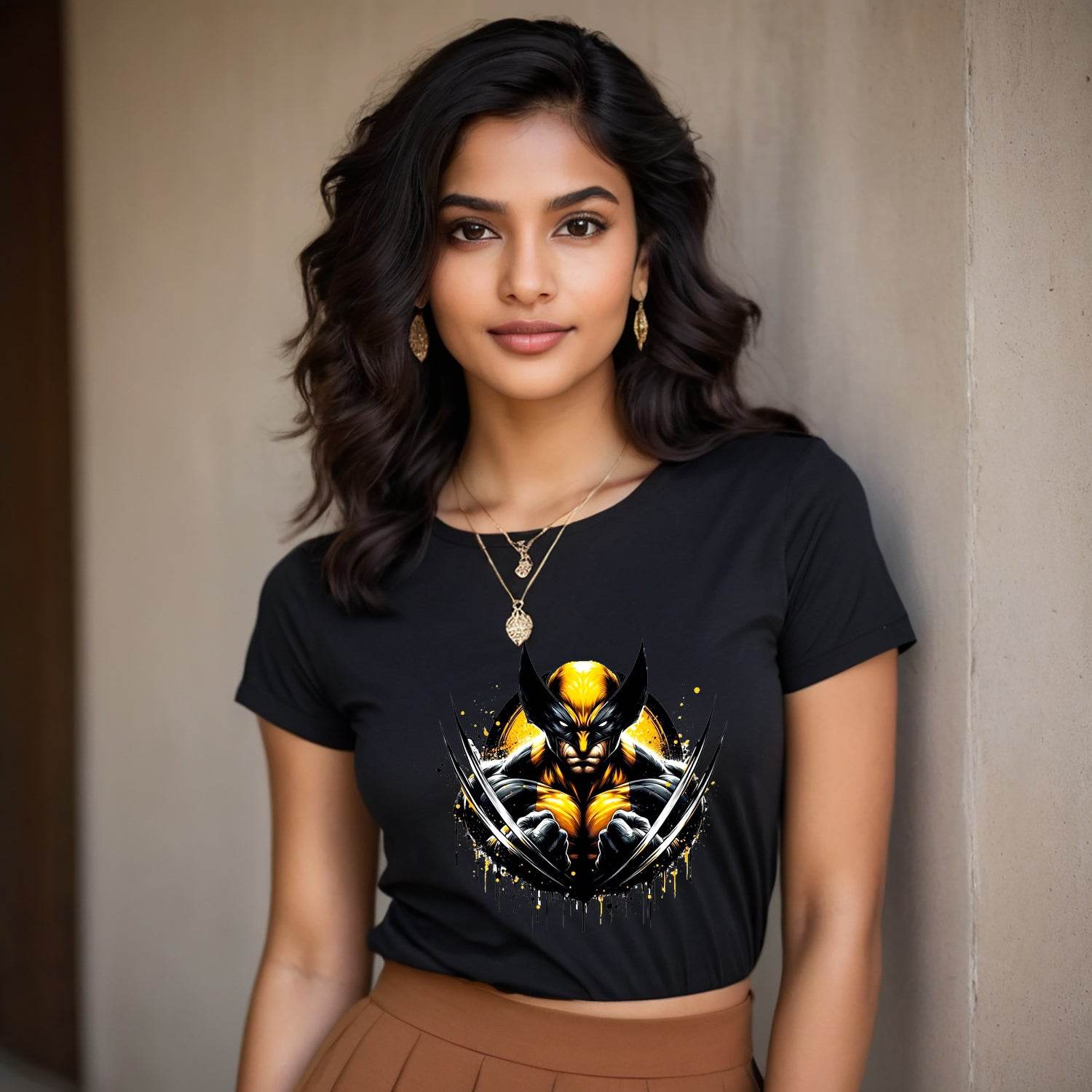 Xmen Wolverine Superheroes - Unisex Round Neck Regular Fit 100% Combed Cotton Half Sleeve T-Shirt - Mojilo Mart