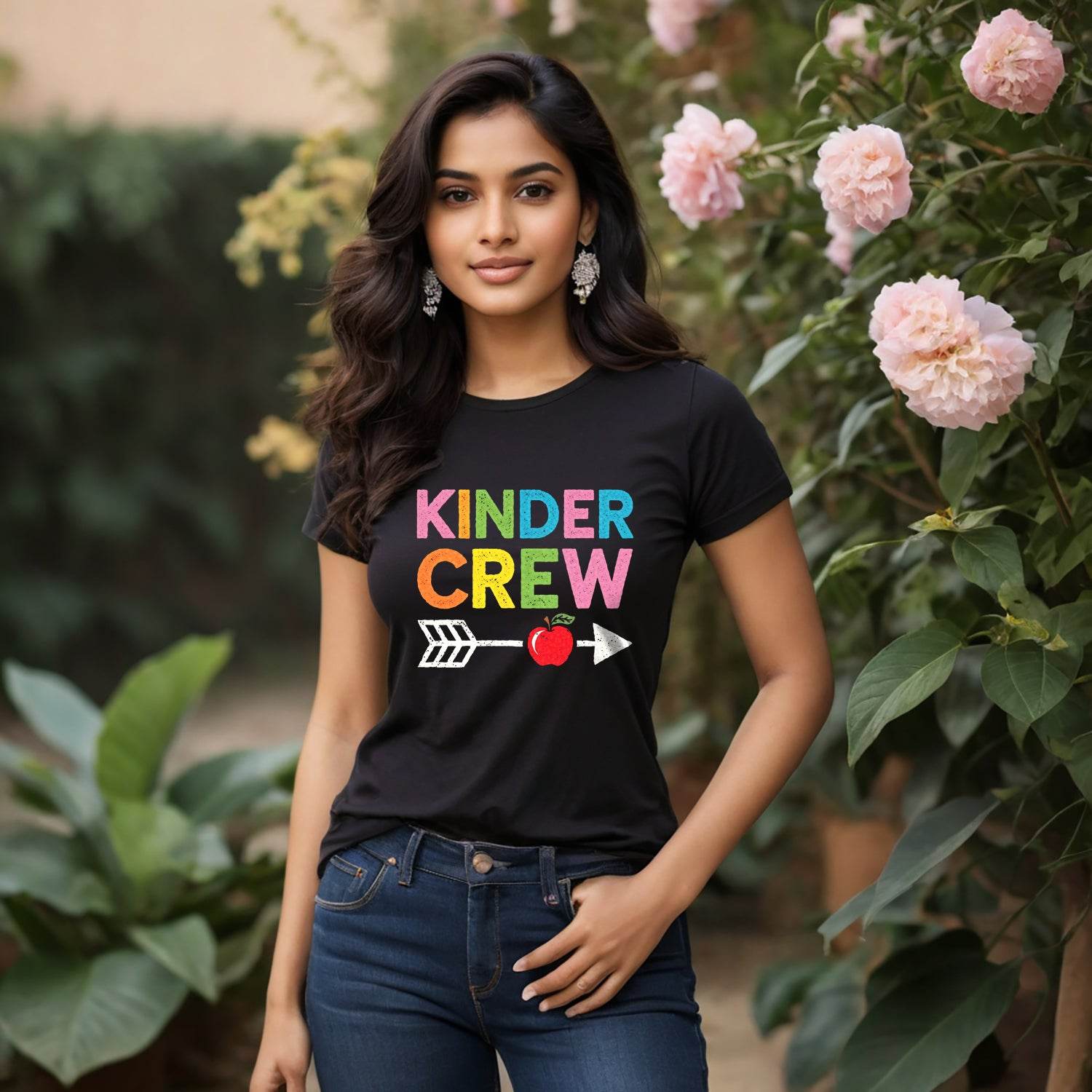 KINDER CREW - Unisex Round Neck Regular Fit 100% Combed Cotton Half Sleeve T-Shirt - Mojilo Mart