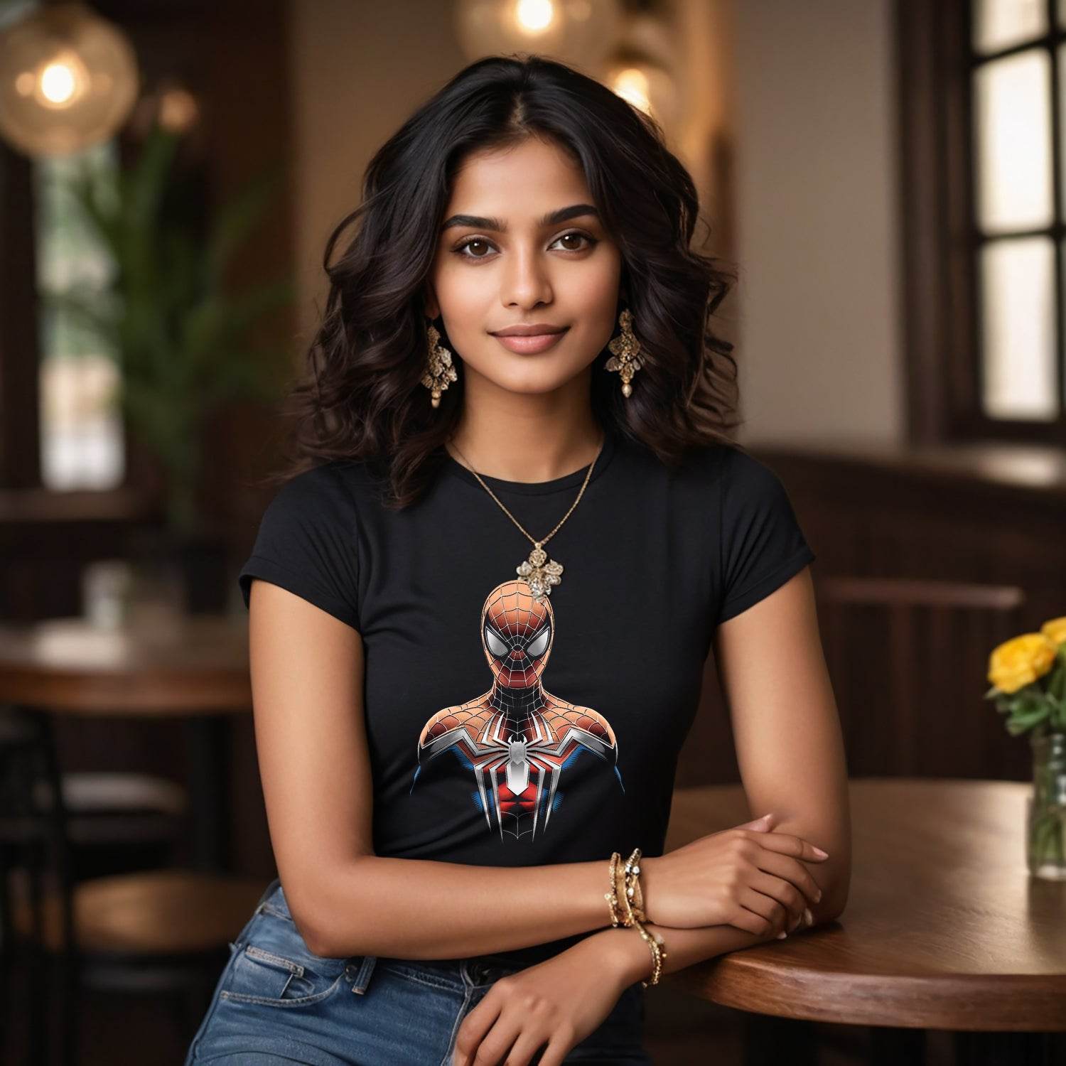 Marvel's Spider-Man - Unisex Round Neck Regular Fit 100% Combed Cotton Half Sleeve T-Shirt - Mojilo Mart