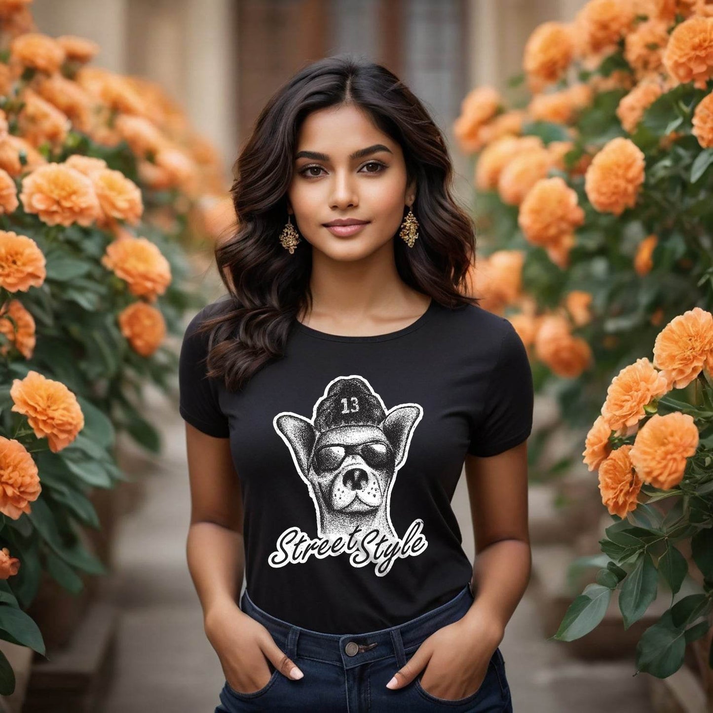 Street Style - Unisex Round Neck Regular Fit 100% Combed Cotton Half Sleeve T-Shirt - Mojilo Mart